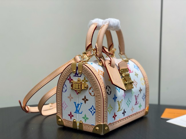 Louis Vuitton LV x TM Speedy Trunk 20 M27833 white