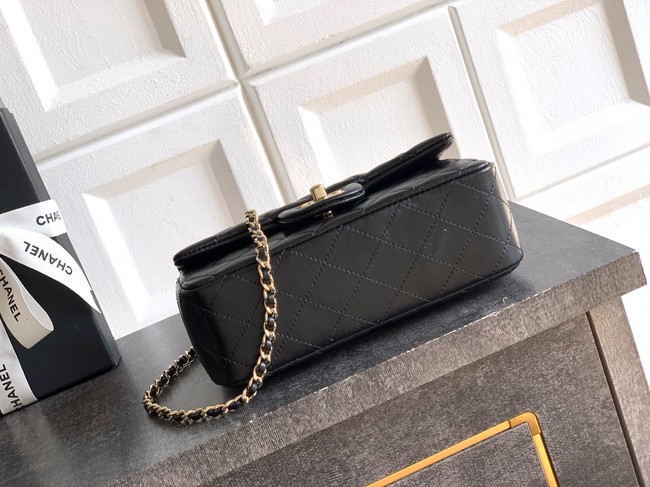 CHANEL Mini Flap Bag with Top Handle AP2431 black