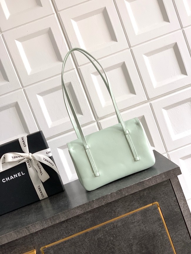 CHANEL Small Flap Bag AS6130 Light Green