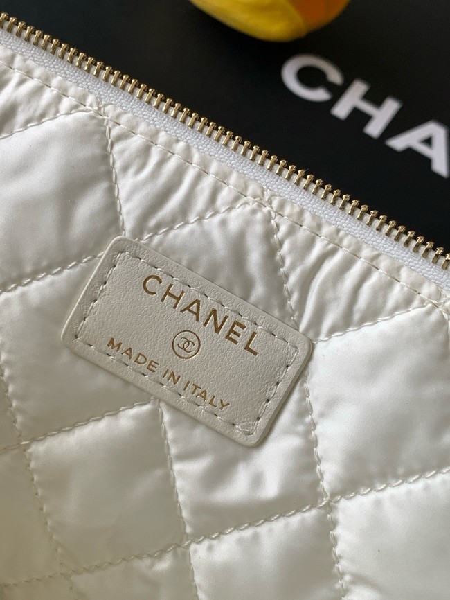 CHANEL Zipped Case AS4988 dark blue