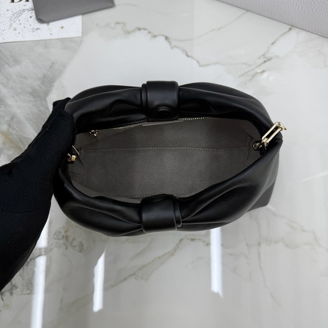 Small Dior Bow Bag Lambskin M0715O black