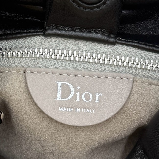 Small Dior Bow Bag Lambskin M0715P black