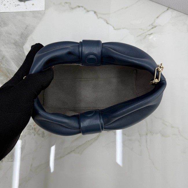 Small Dior Bow Bag Lambskin M0715O dark blue