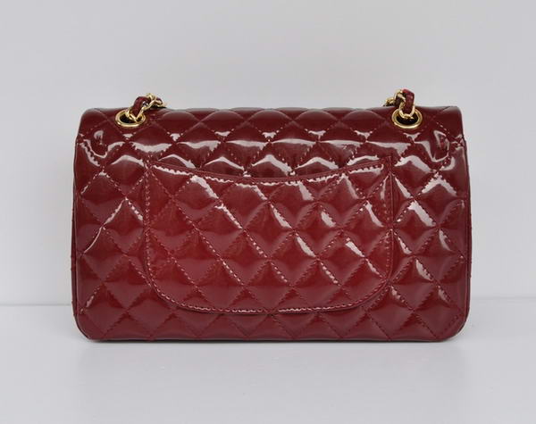 Cheap Chanel 2.55 Series Flap Bag 1112 Maroon Patent Leather Golden Hardware Cheap Chanel 2.55 Series Flap Bag 1112 Maroon Patent Leather Golden Hardware
