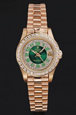 Rolex Datejust Diamond&Green 25 mm Women Watch-RD3847 Rolex Datejust Diamond&Green 25 mm Women Watch-RD3847