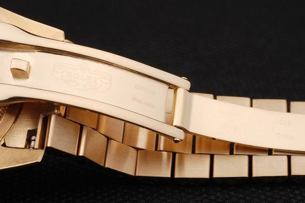 Rolex Datejust Mechanism Golden Bezel Blue Surface Watch-RD2438 Rolex Datejust Mechanism Golden Bezel Blue Surface Watch-RD2438